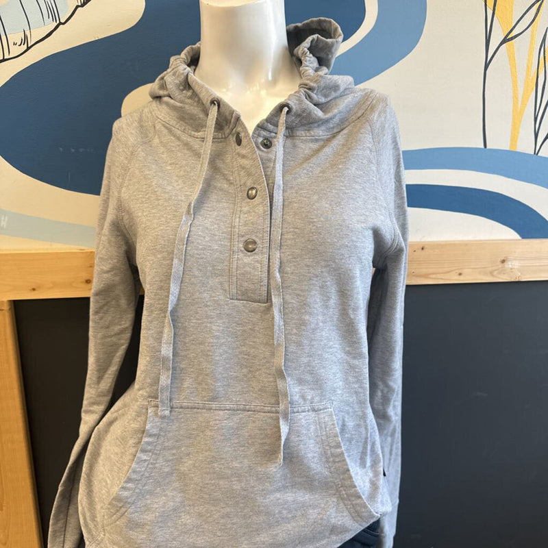 Patagonia- 1/4 snap hoodie- MSRP $99: Grey -women-SM