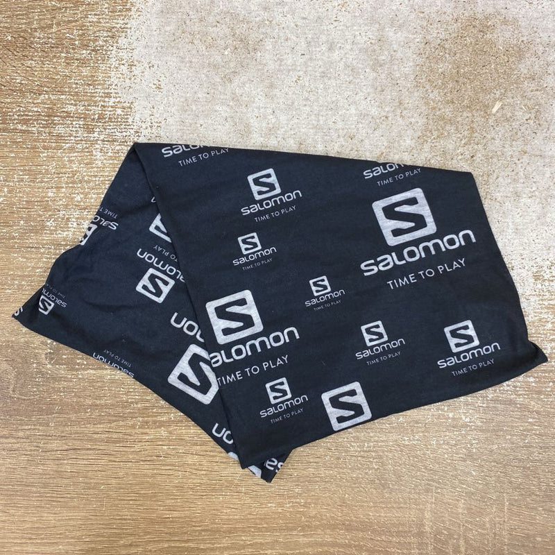 Salomon - Neck Gaiter - MSRP $35: Black/White-unisex-