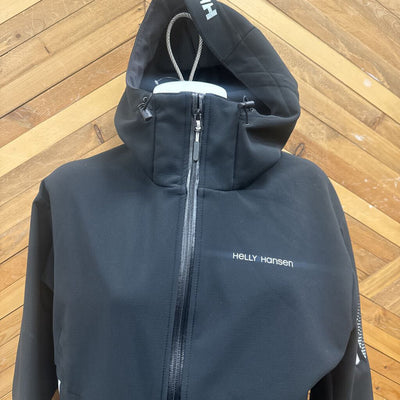 Helly Hansen - Women's Mountain Hooded Shell Jacket - MSRP comp $380: Black -women-XL