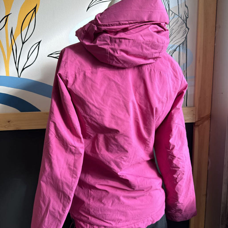 Patagonia- Winter Sun Hoodie Jacket - MSRP $385: Pink Green -women-SM