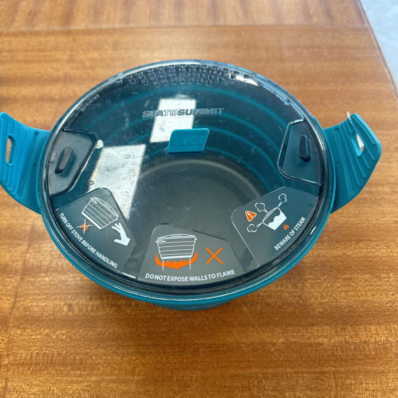 Sea to Summit - X-Pot Collapsible Camping Pot - MSRP $85: Teal Blue--2.8L