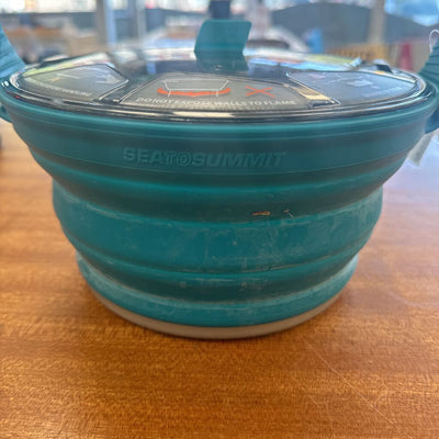 Sea to Summit - X-Pot Collapsible Camping Pot - MSRP $85: Teal Blue--2.8L