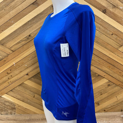 Arc'teryx - Women's L/S Athletic Shirt - MSRP comp $100: Blue-women-XS