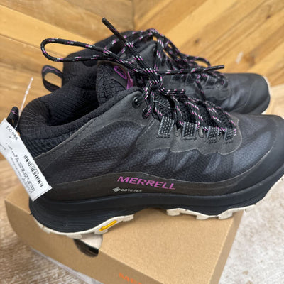 Merrell - Women's Moab Speed Mid GTX - MSRP $219: Black -women-6.5