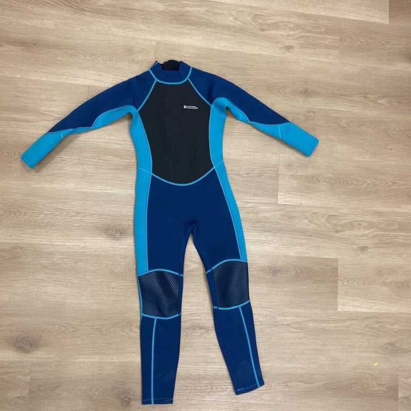 Mountain Warehouse - Kids Full Wetsuit - MSRP $75: Black/Blue/Teal-children-9-10Y