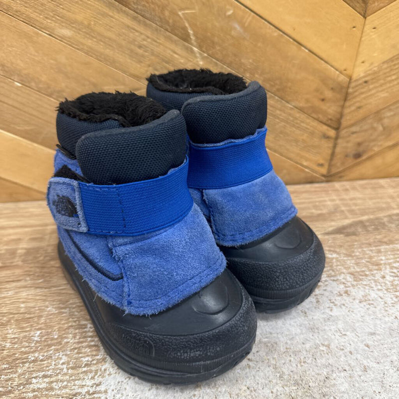 The North Face - Kids Toddler Alpenglow II Boots - MSRP $74: Blue/Black-children-4T