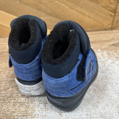 The North Face - Kids Toddler Alpenglow II Boots - MSRP $74: Blue/Black-children-4T