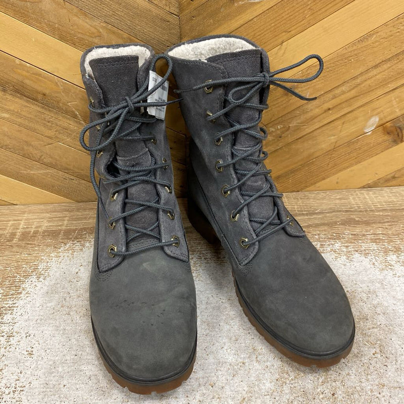 Timberland- mid lace boot- MSRP $170: Grey-women-7