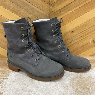 Timberland- mid lace boot- MSRP $170: Grey-women-7