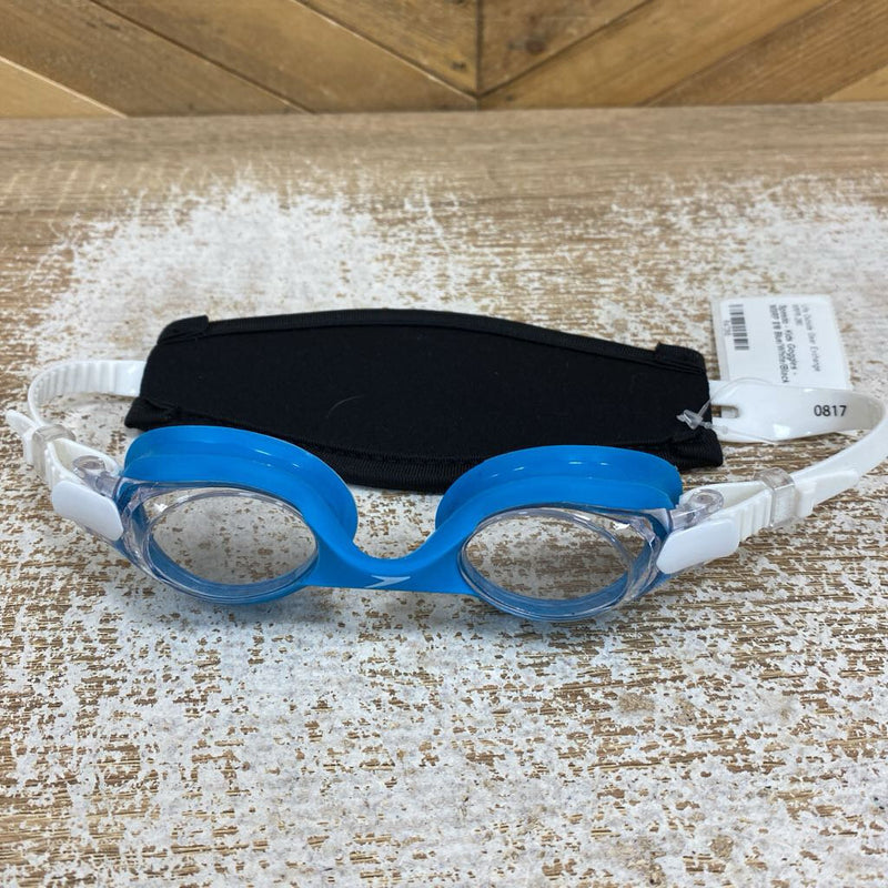Speedo - Kids Goggles - MSRP $18: Blue/White/Black-children-