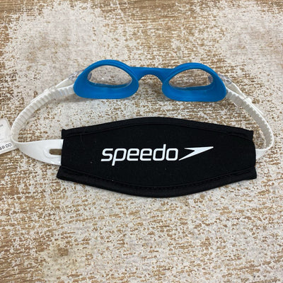 Speedo - Kids Goggles - MSRP $18: Blue/White/Black-children-