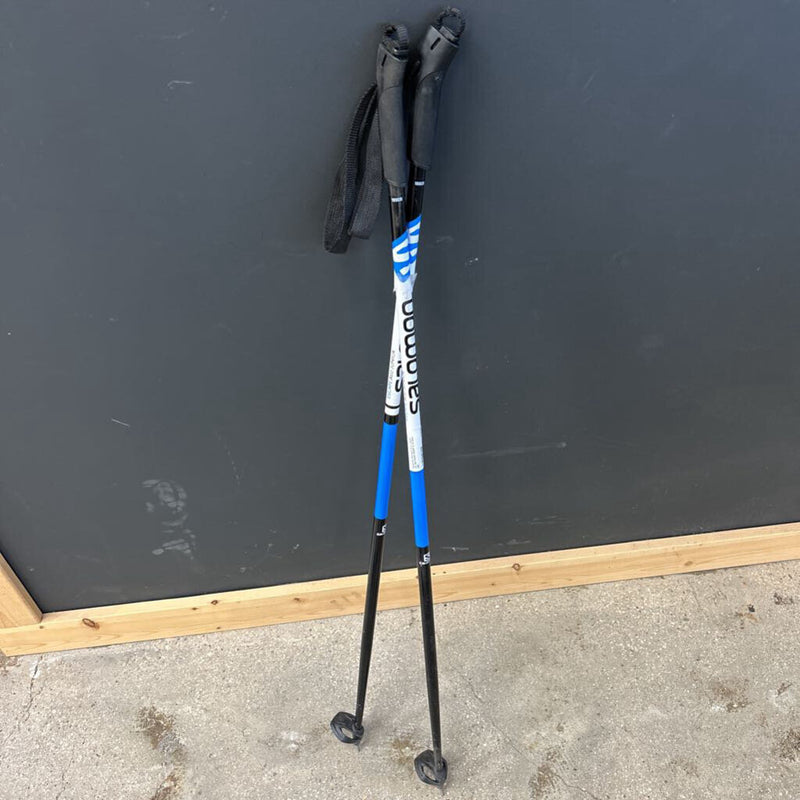 Salomon Escape ALU Junior XC Ski Poles MSRP $ 39: Blue--100