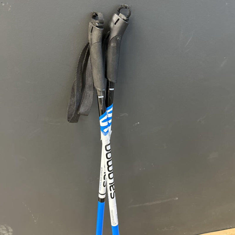 Salomon Escape ALU Junior XC Ski Poles MSRP $ 39: Blue--100