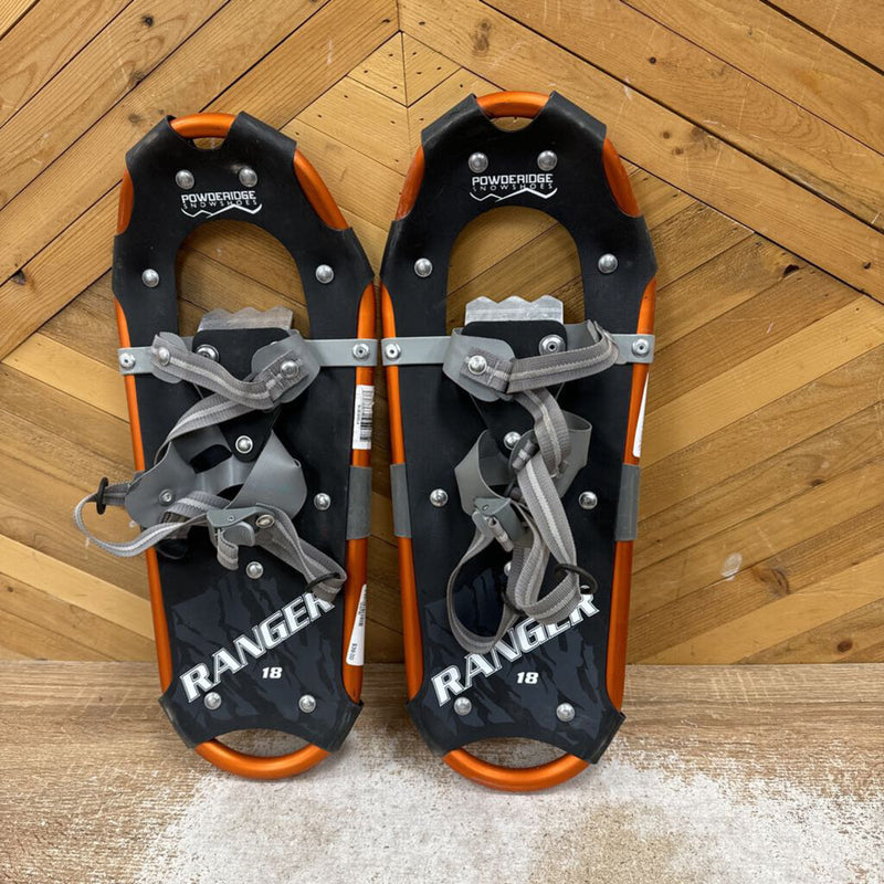 Powderidge- Ranger Snowshoe- MSRP $64: Grey Orange -children-18Inch