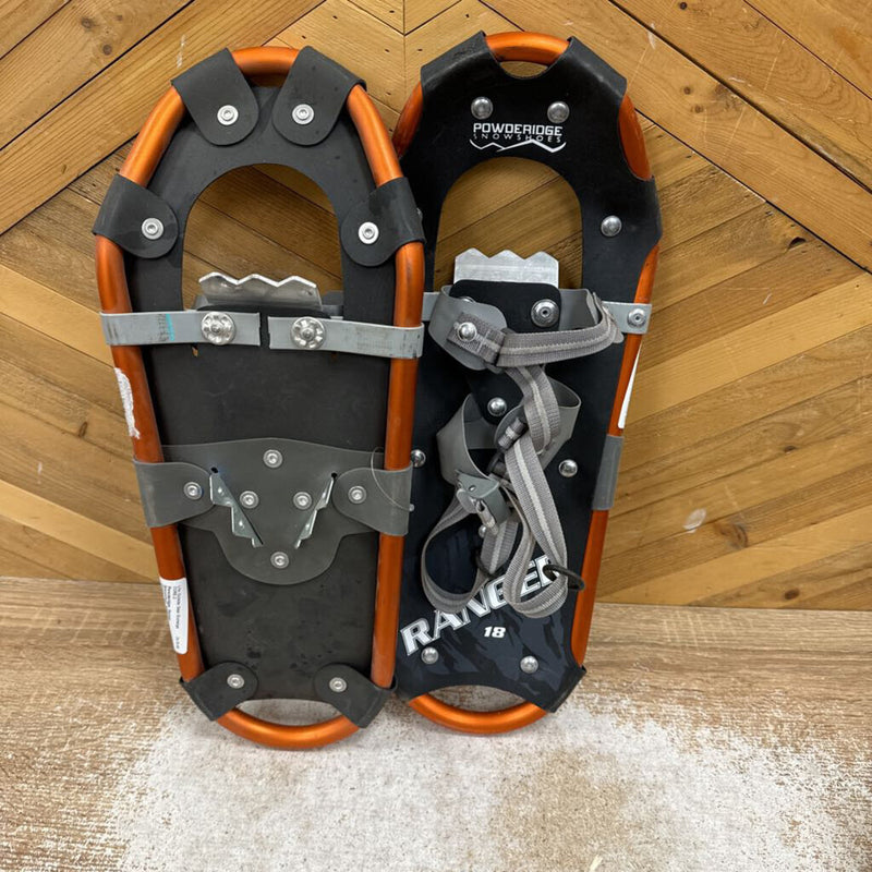 Powderidge- Ranger Snowshoe- MSRP $64: Grey Orange -children-18Inch