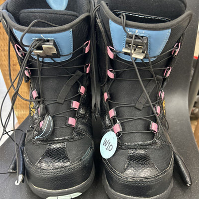 Sims- Women's Snowboard Boots MSRP $250: black/pink/blue-women-10