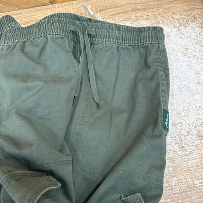 WOODS - Women's Cargo Joggers - MSRP $80: Green-women-4