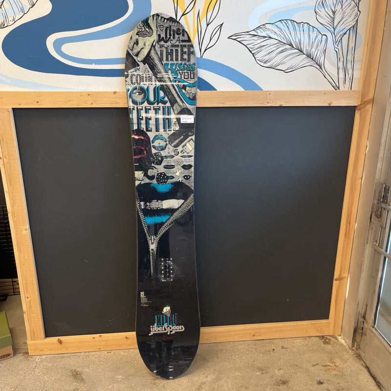 Nitro - Uberspoon Snowboard - MSRP $679: Black/Grey/Blue--162cm