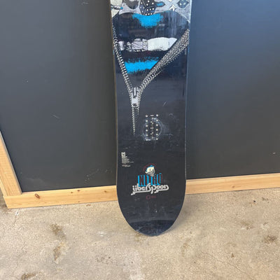 Nitro - Uberspoon Snowboard - MSRP $679: Black/Grey/Blue--162cm