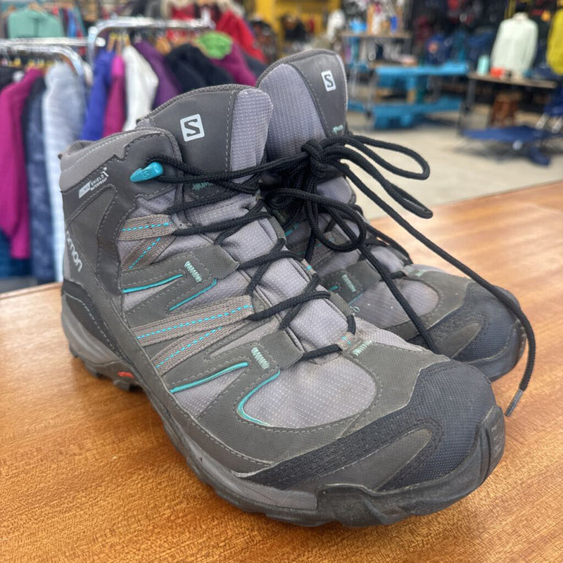 Salomon Hiking Boots: Gray-unisex-8.5