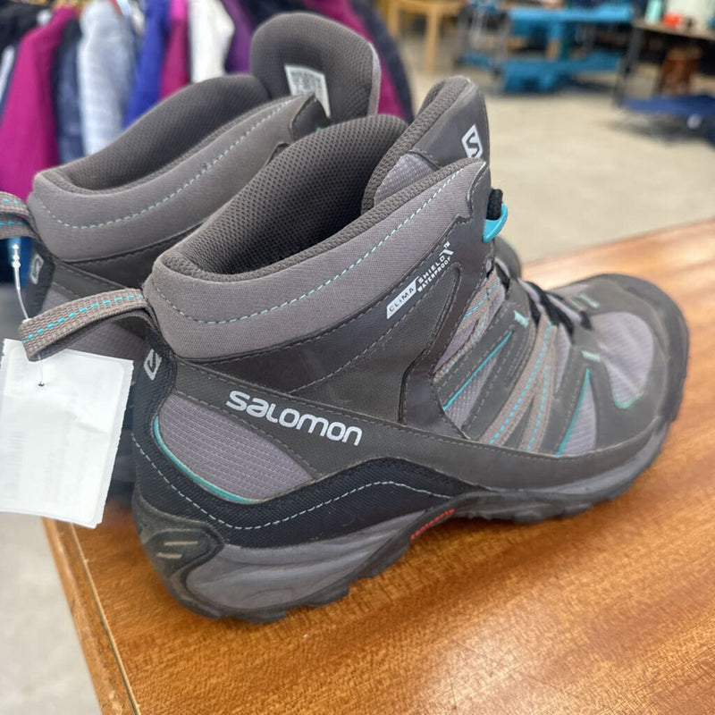 Salomon Hiking Boots: Gray-unisex-8.5