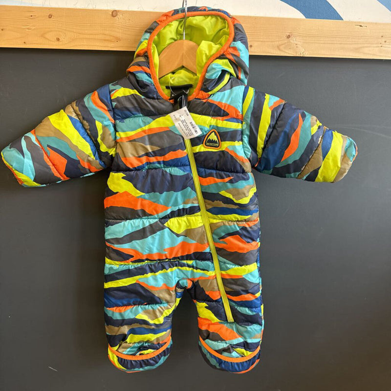 Burton - mini shred bunny down bunting suit - MSRP $155: multi colour-children-6-12 months