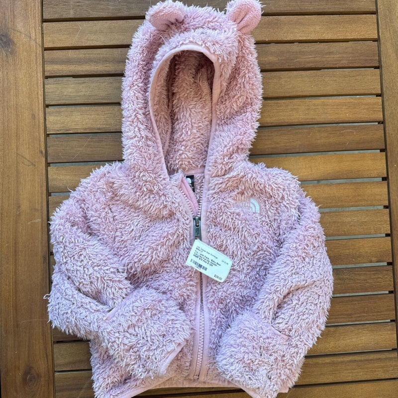 The North Face - Baby Bear Camphire Full-Zip Hoodie - MSRP $75: Pink-children-6-12M