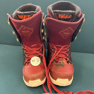 thirtytwo - Women's Lashed Snowboard Boots - MSRP $400: Burgundy-women-W7