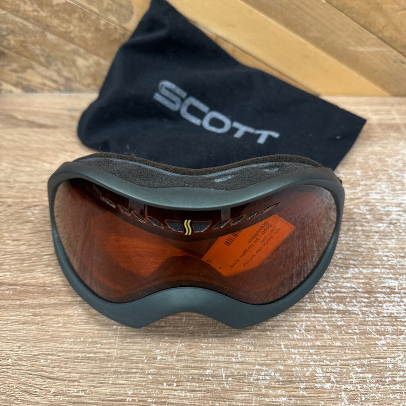 Scott - Ski Goggles: Army Green/Black-unisex-