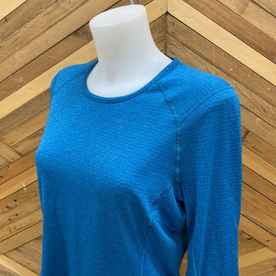 Patagonia - Women's Thermal Weight Capilene Baselayer Top - MSRP $125: Blue-women-XL