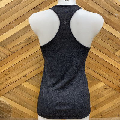 Lululemon - Women's Racerback Tank Top: Dark Grey-women-SM