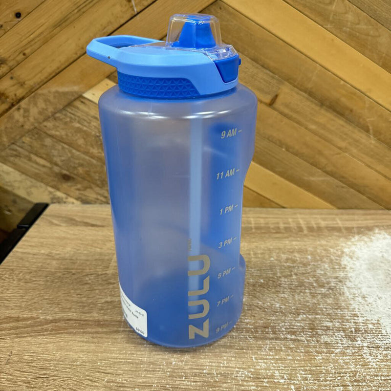 Zulu- Half Gallon Water Bottle : Blue -unisex-