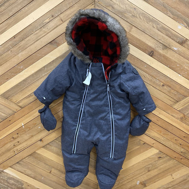 Canadiana- snowsuit for infant : Grey -children-6-12