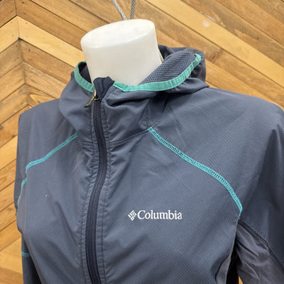 Columbia- spring shell women's jacket- MSRP $130: Navy -women-LG