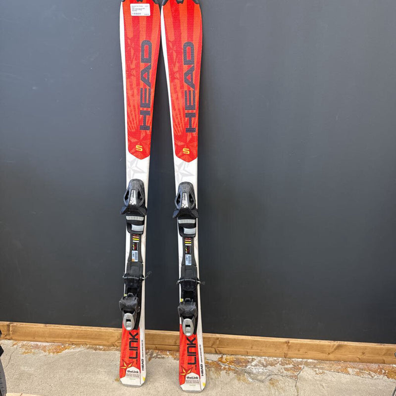 Head- Link M Downhill Skis with Tyrolia bindings: Red/White --