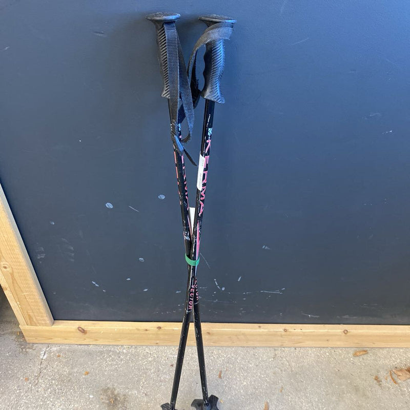 Kerma- Vector Jr ski Pole : black Red -unisex-