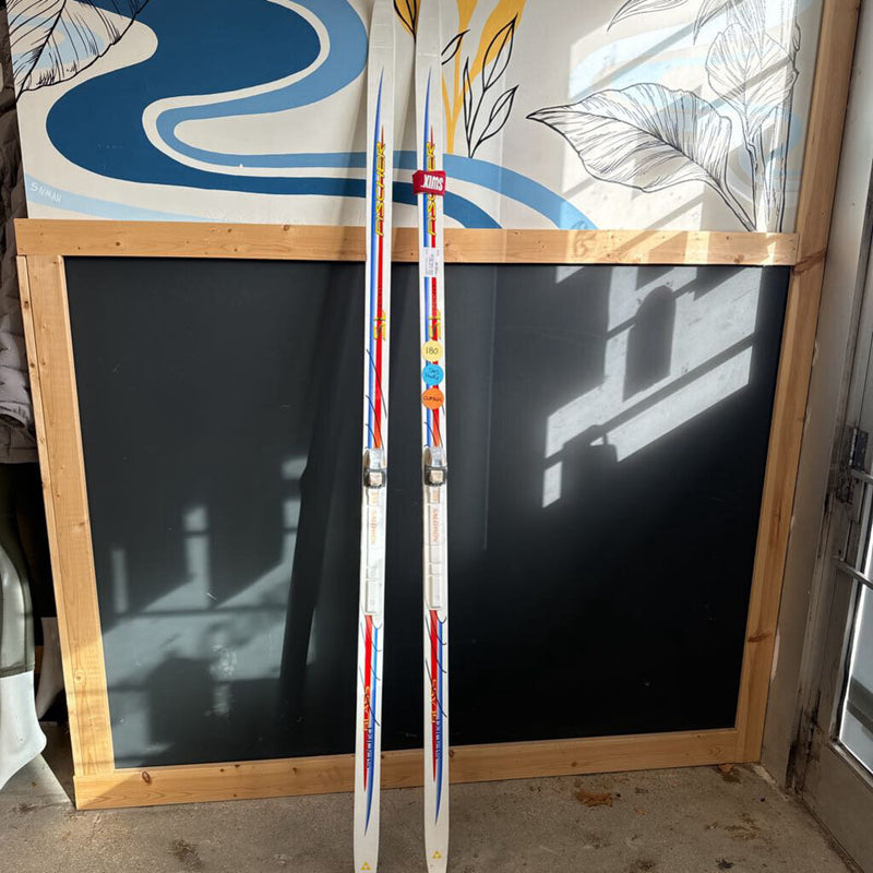 Fischer - SL SportGlass Classic XC Skis - SNS Profil Binding : White/Red/Blue--180