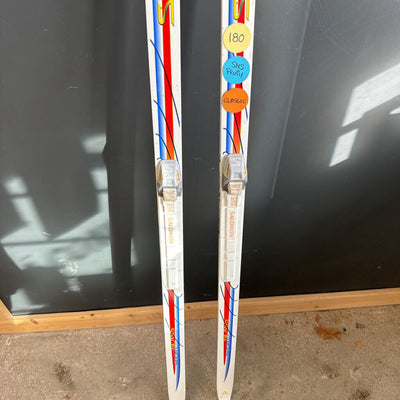 Fischer - SL SportGlass Classic XC Skis - SNS Profil Binding : White/Red/Blue--180