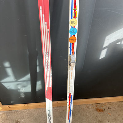 Fischer - SL SportGlass Classic XC Skis - SNS Profil Binding : White/Red/Blue--180