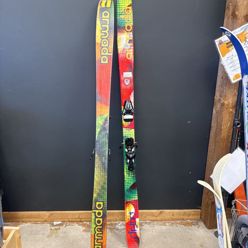 Armada Alpha 2 District Downhill Skis, Salomon STH12 Bindings MSRP $1019: red--176