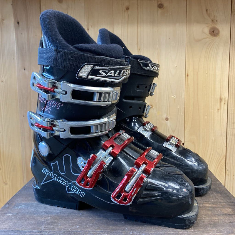 Salomon Impact Jr Downhill Ski Boot MSRP $300 : Black--25.5