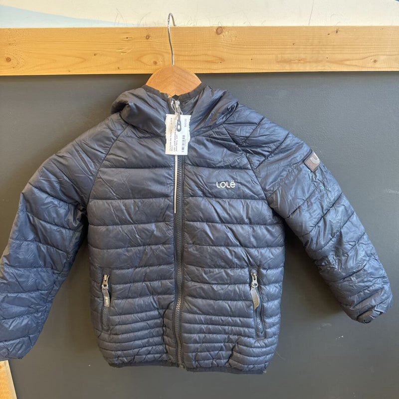 Lole- youth packable puffer jacket: Navy -children-4/5T