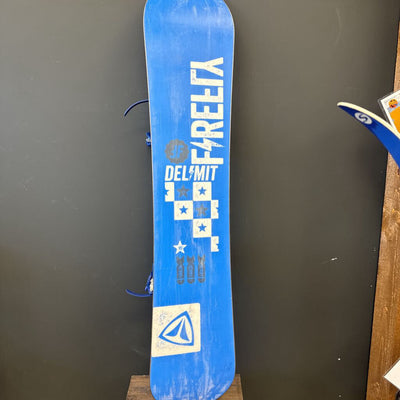 Firefly Delimit Snowboard with bindings MSRP $450: Blue--140