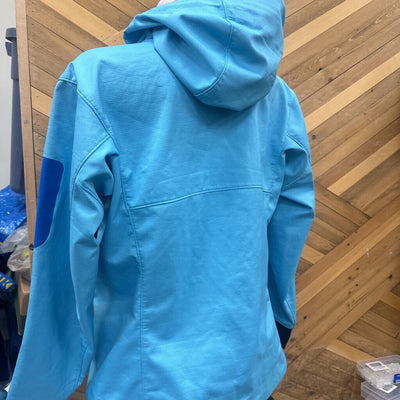 Arc'teryx - Women's Lightweight Hooded Softshell Jacket - MSRP comp $360: Blue-women-LG