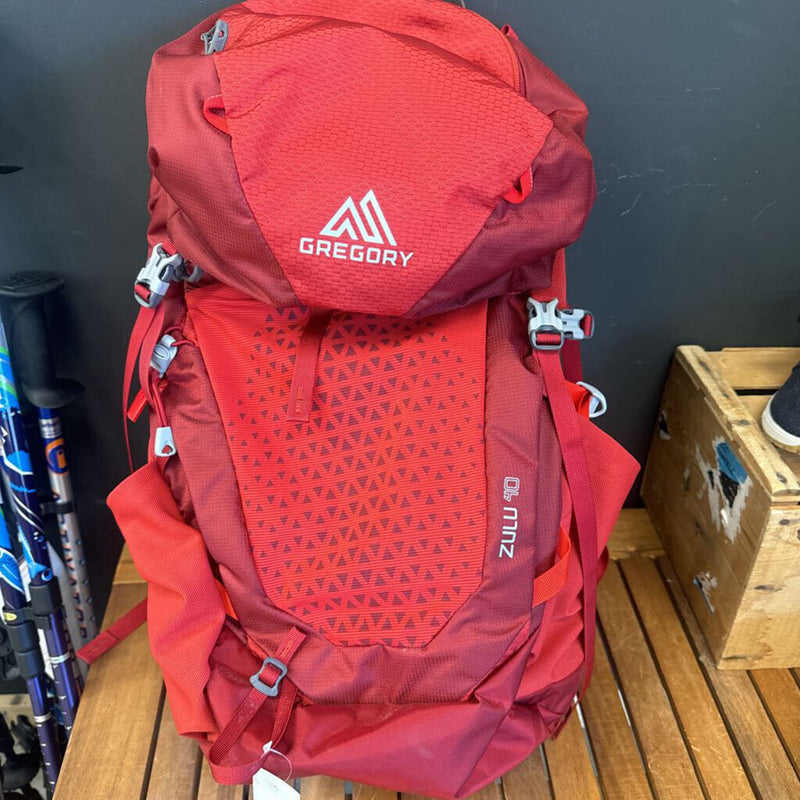 Gregory - Zulu 40L Hiking Backpack - MSRP comp $280: Red--SM/MD