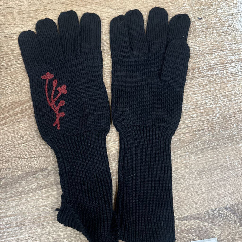 Icebreaker- womens knit glove- MSRP $55: Black -women-SM