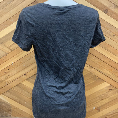 Icebreaker- women's merino t-shirt - MSRP $90: Dark Grey -women-LG