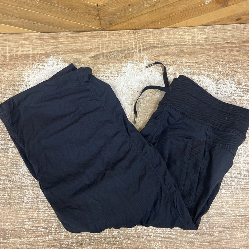 Lululemon- studio pants cropped : Black -women-MD