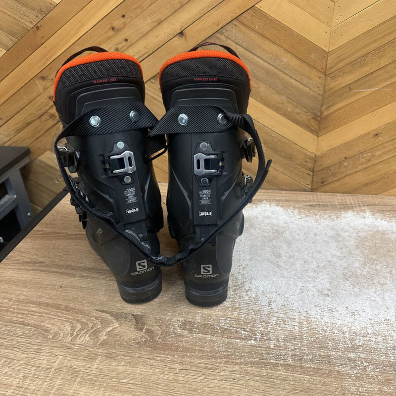 Salomon - Shift Pro 90 Downhill Ski Boots - Grip Walk Soles - MSRP $650: Black/Orange-men-28