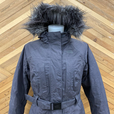 The North Face - Women's Long Down Jacket - MSRP $460: Grey-women-SM